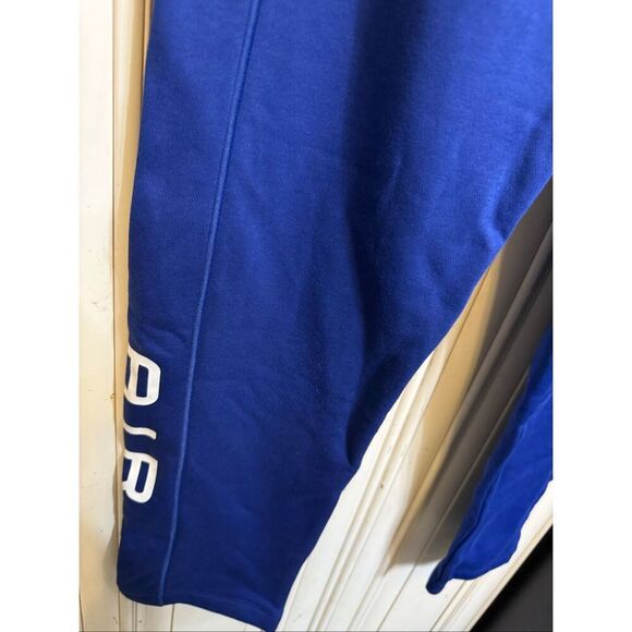 Nike Air Men's Spellout Standard Fit Regular Length Jogger Sweatpants Blue XL - Picture 5 of 11